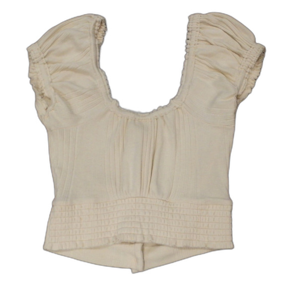 Free People We The Free Off White Crop Top Size Small - Picture 2 of 2